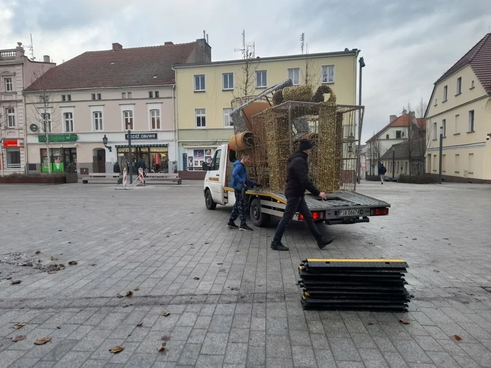 To już koniec świątecznego klimatu na rynku w Jarocinie