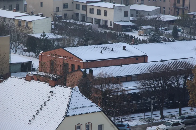 Ćwiczenia z ratownictwa wysokościowego na elewatorze zbożowym w Pleszewie