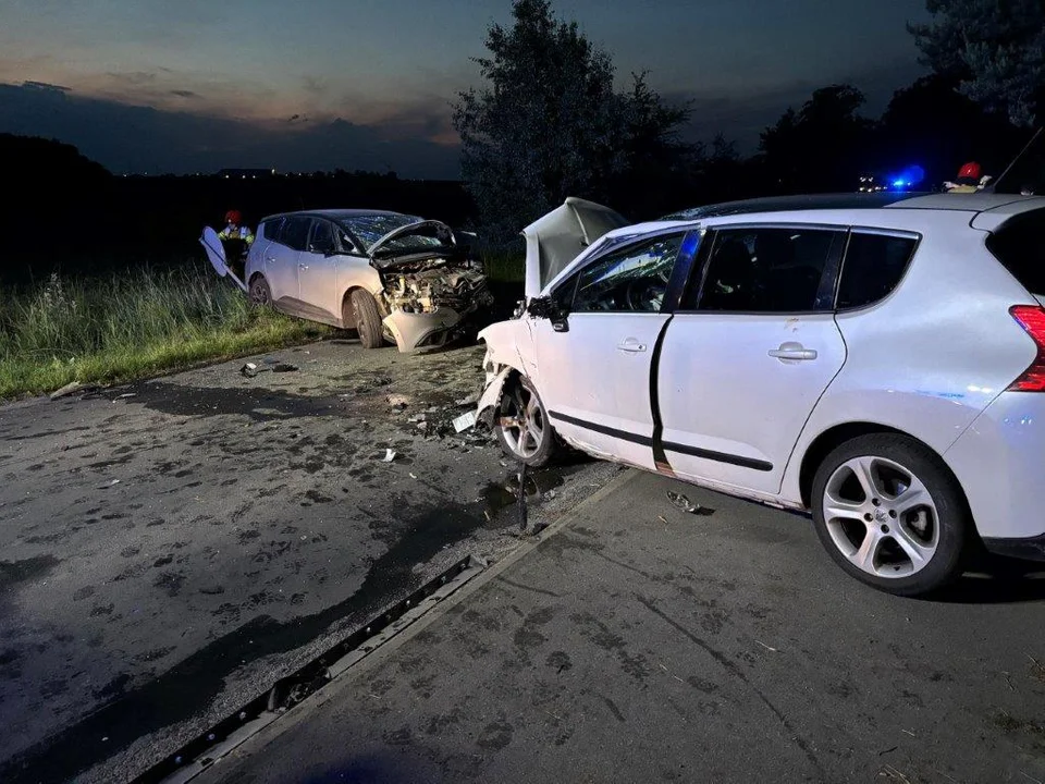 Wypadek na trasie Krotoszyn - Kobierno