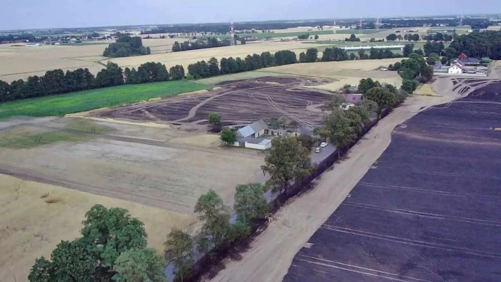 Pożar w Boguszynku w gminie Nowe Miasto