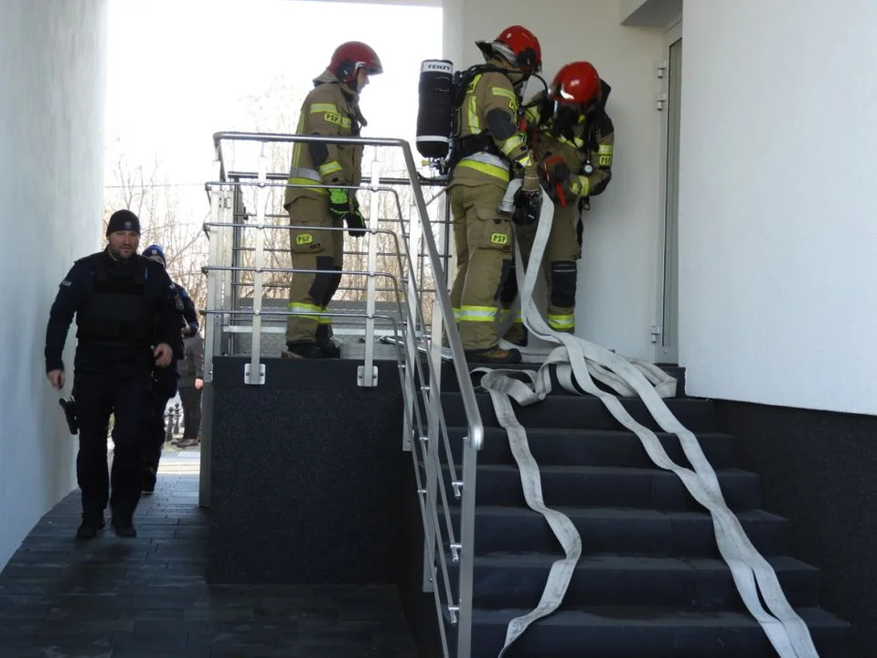 Ćwiczenia służb w Jaraczewie