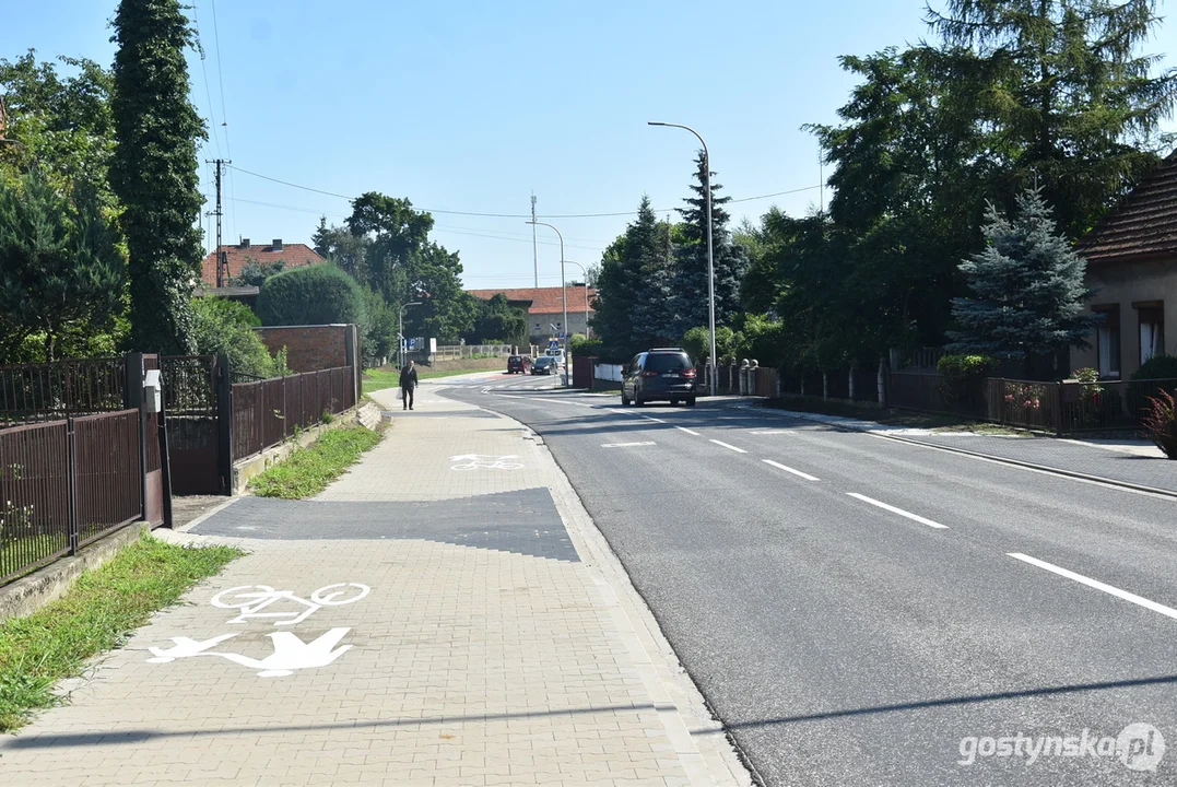 Otwarcie wyremontowanego odcinka drogi Gostyń-Brzezie