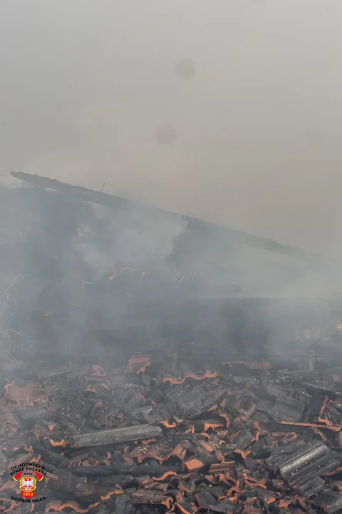 Staniew. Pożar budynku gospodarczego