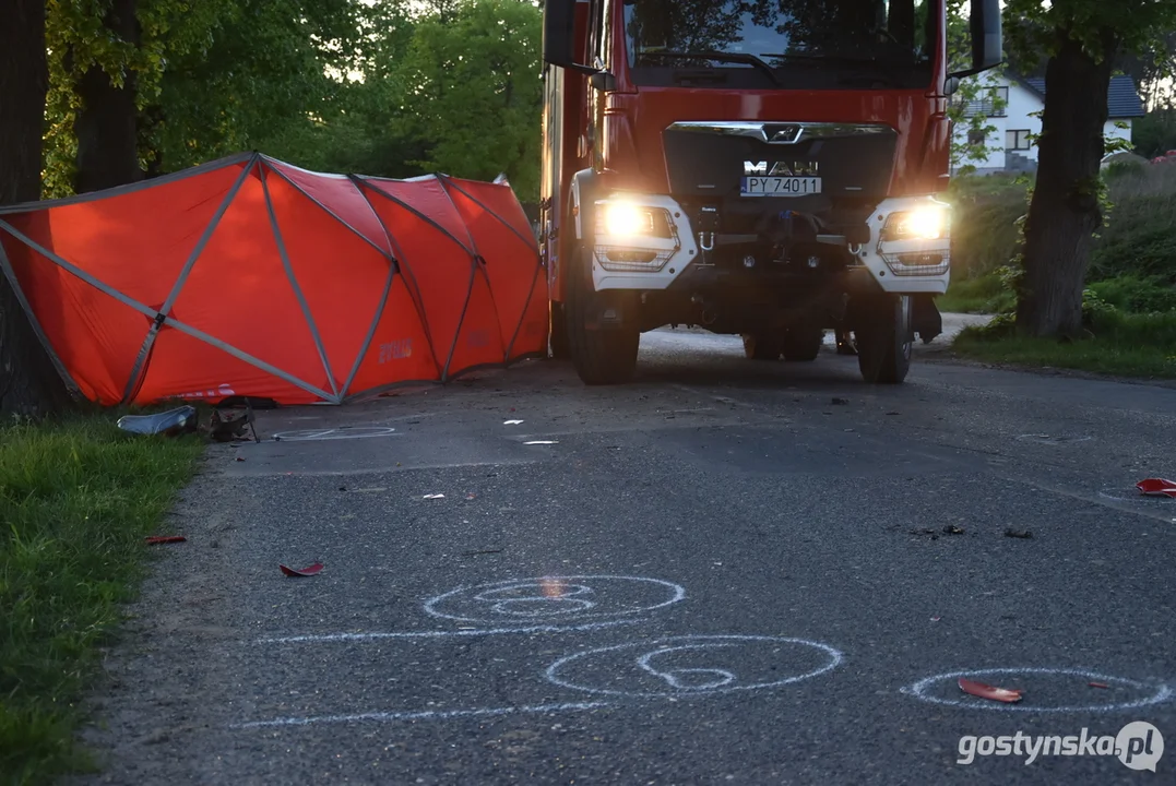 Tragiczny wypadek na trasie Piaski-Pogorzela. Nie żyje 24-letni motocyklista