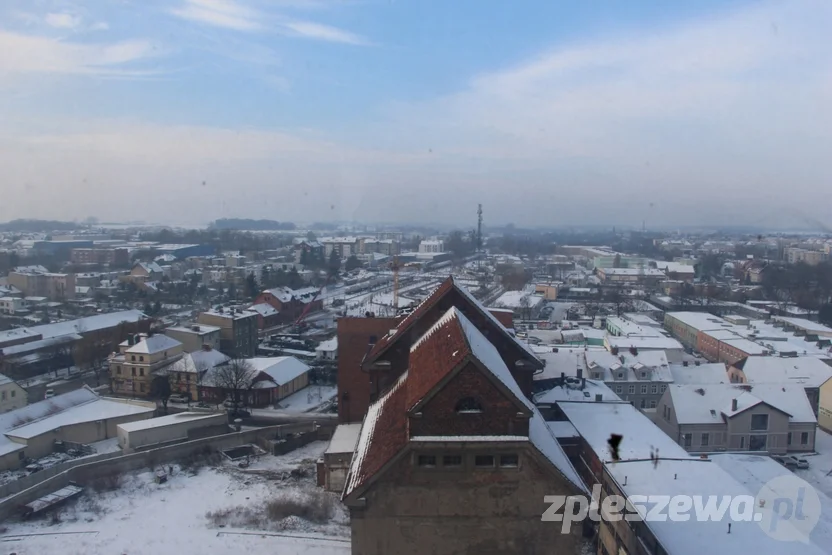 Panorama Pleszewa - widok z elewatora zbożowego