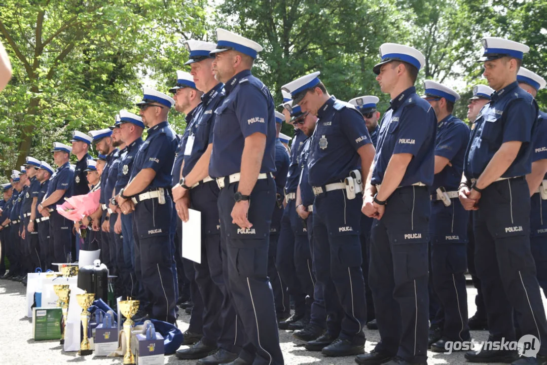 Podsumowanie 34. Konkursu "Policjant Ruchu Drogowego 2024" - finał  wojewódzki w Gostyniu