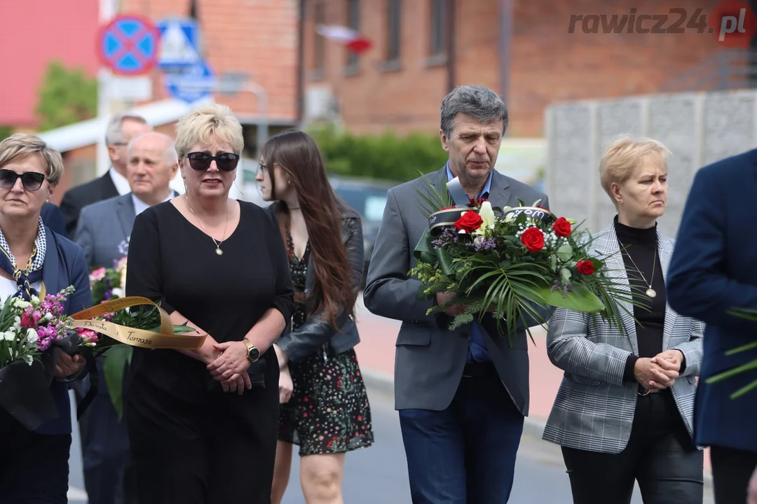 Delegacje na ceremonii pogrzebowej śp. Kazimierza Chudego