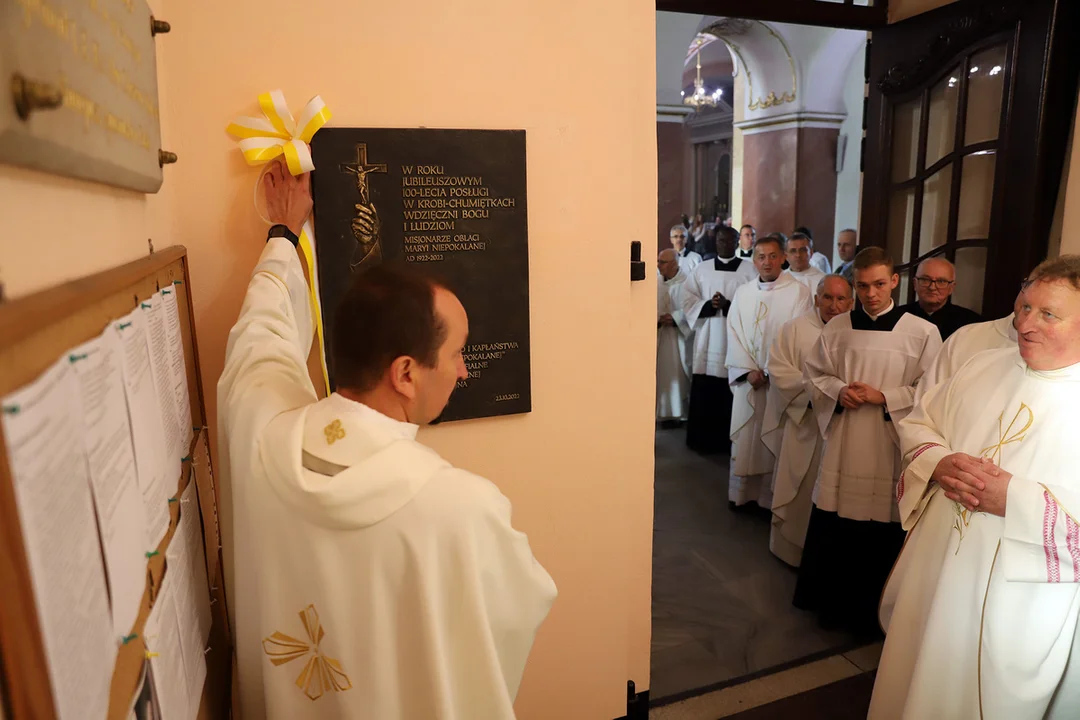 Jubileusz 100-lecia obecności O. Oblatów w parafii w Krobi