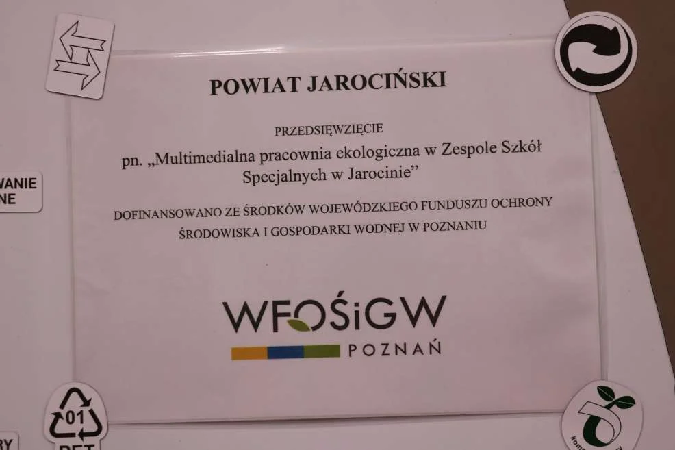 Pracownia ekologiczna w Zespole Szkół Specjalnych w Jarocinie