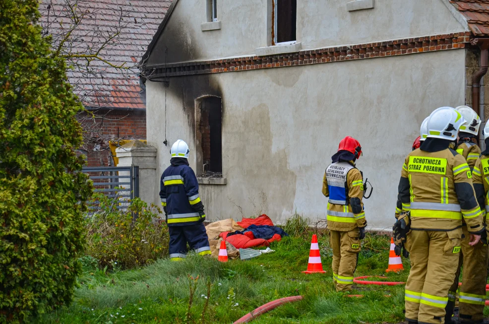 Pożar w Polskich Olędrach