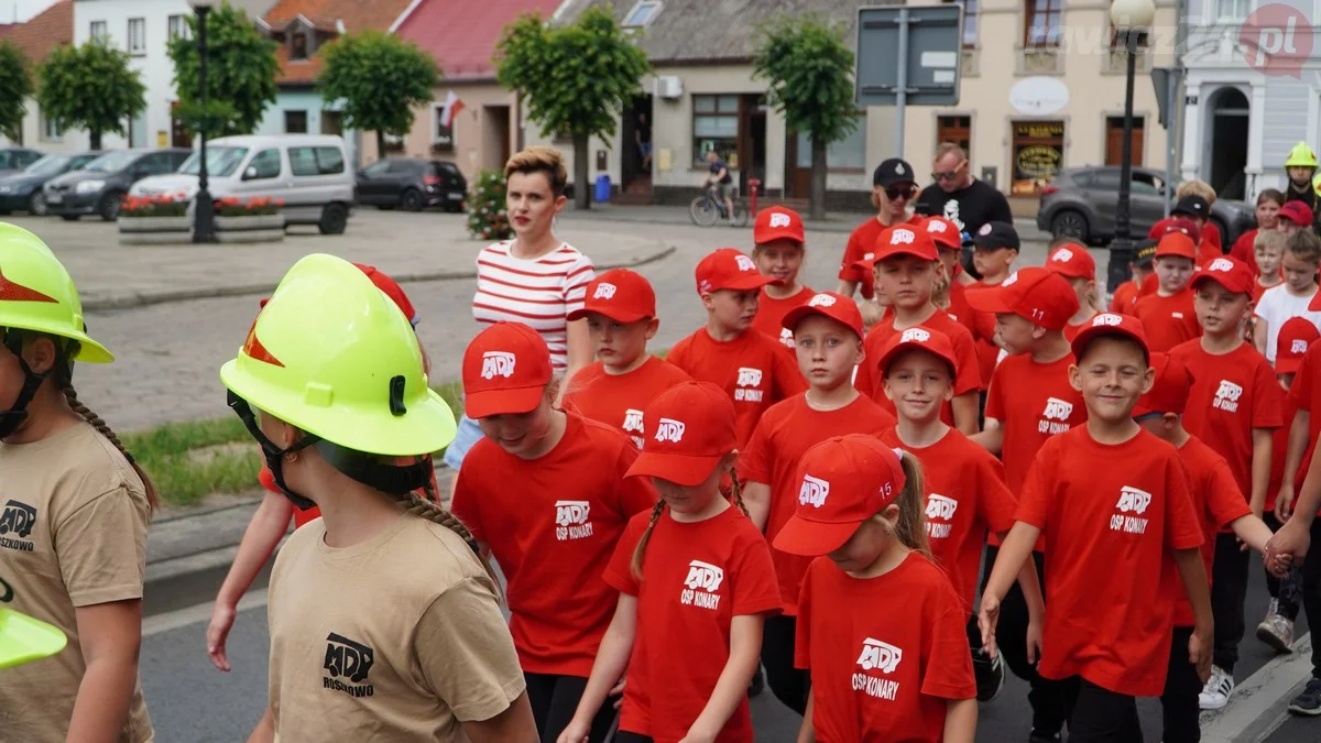 Dziecięce Drużyny Pożarnicze na zawodach w Miejskiej Górce