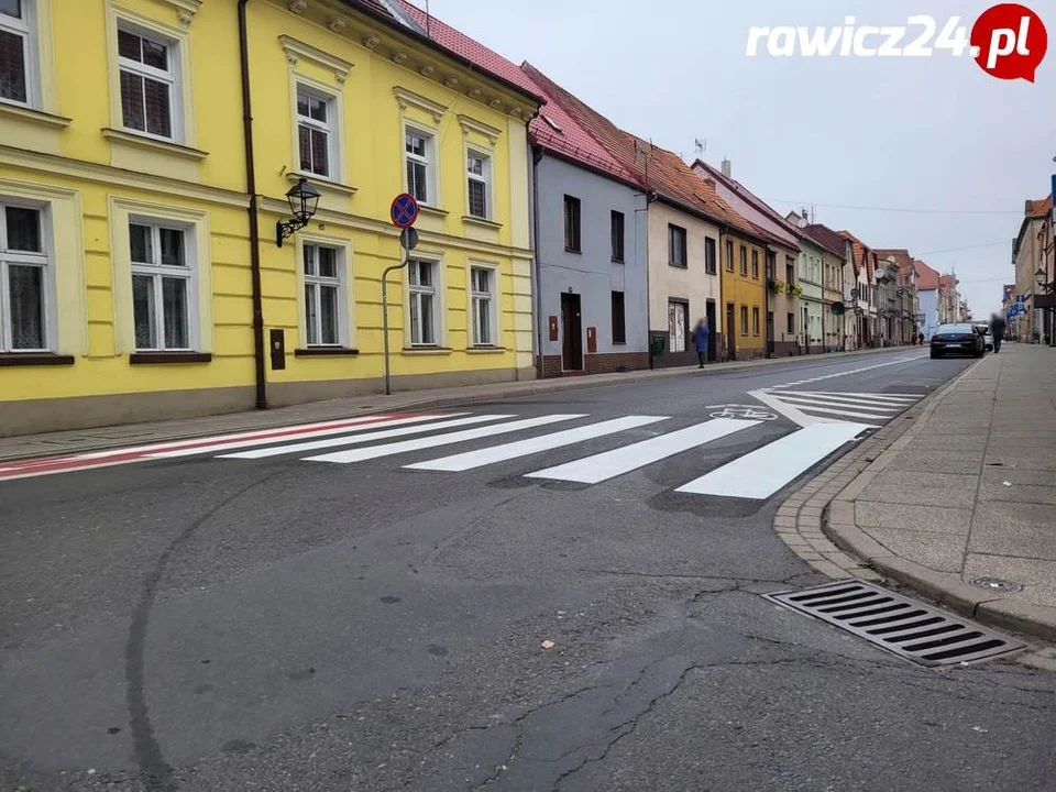 Rawicz. Pasy na ul. Grunwaldzkiej wróciły