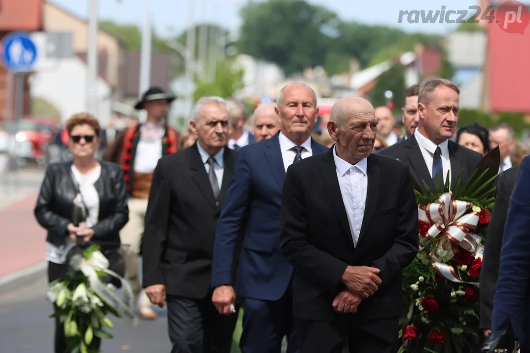 Delegacje na ceremonii pogrzebowej śp. Kazimierza Chudego