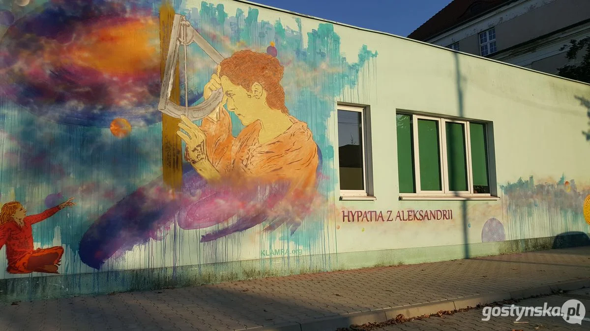 Mural w Gostyniu przy ul. Wrocławskiej