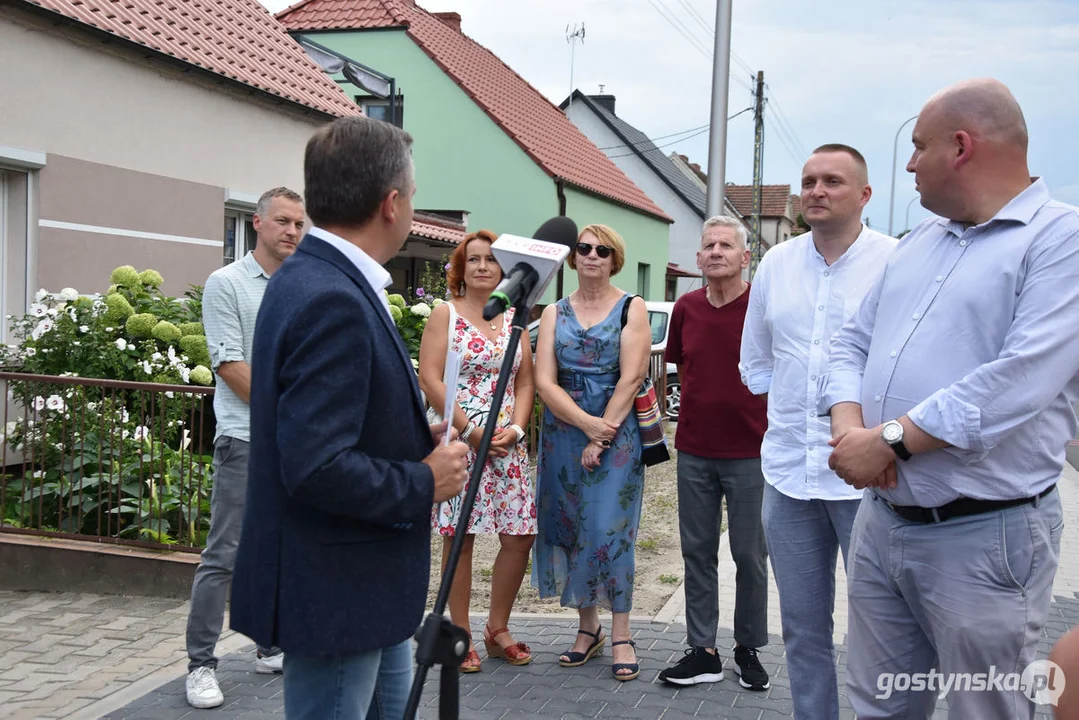 Oficjalne zakończenie remontu ul. Strzeleckiej w Gostyniu