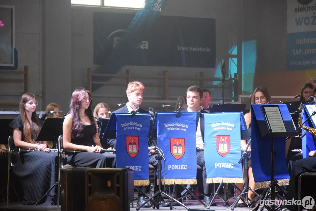Koncert jubileuszowy Dziecięco-Młodzieżowej Orkiestry Dętej w Poniecu