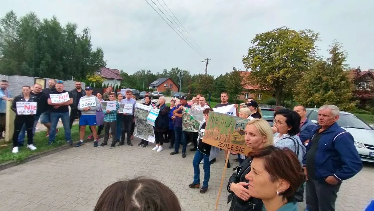 Protest przeciwko CPK - Roszków