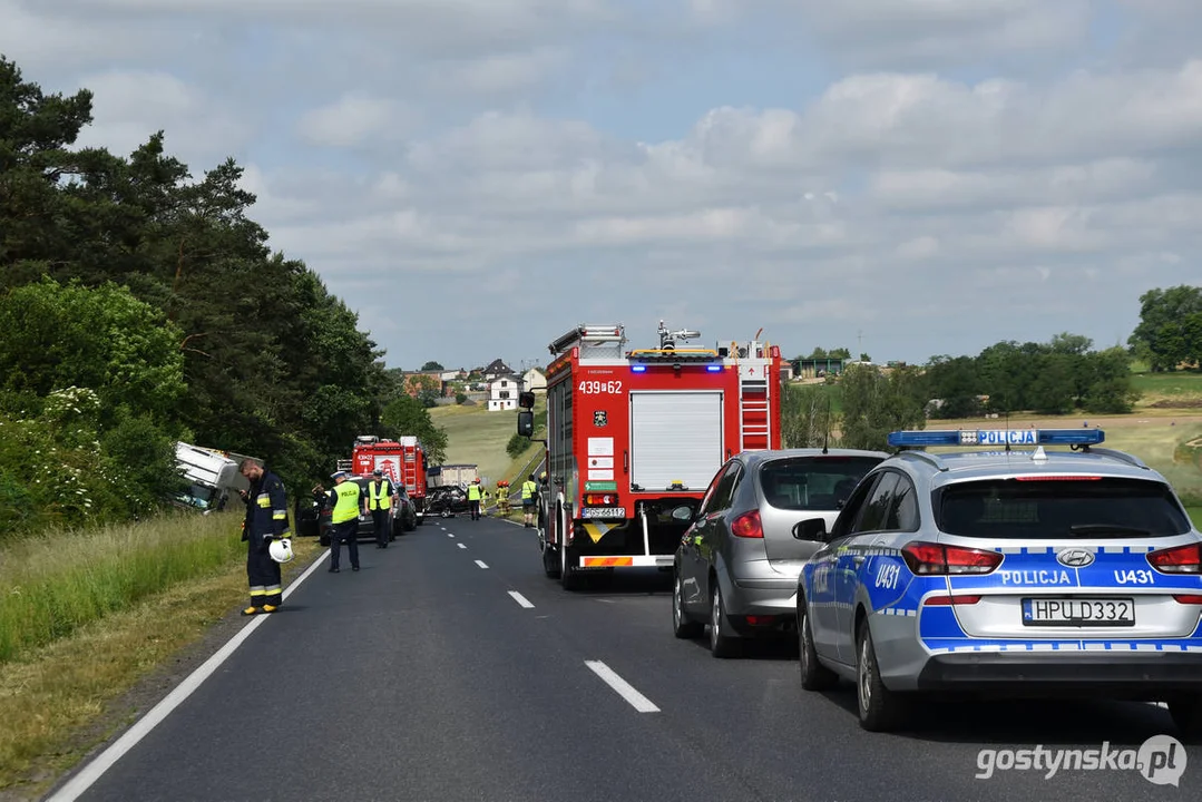 Tragiczny wypadek drogowy na DW 308, na odcinku Kunowo - Lubiń