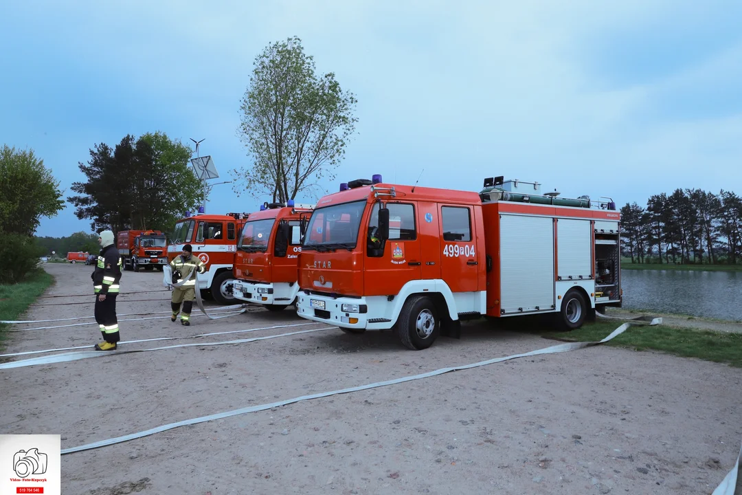 Ćwiczenia strażaków z powiatu krotoszyńskiego