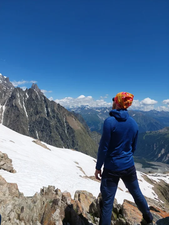 Ultramaratończyk Rafał Przybył z Bodzewka Pierwszego zdobył Mont Blanc