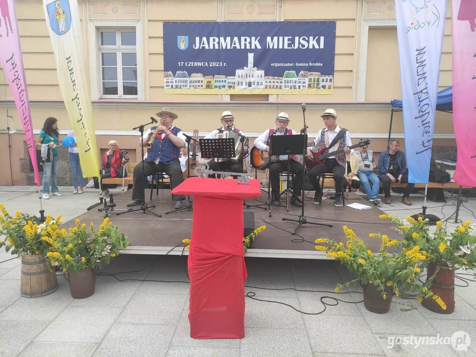 Jarmark w Krobi na zrewitalizowanym rynku