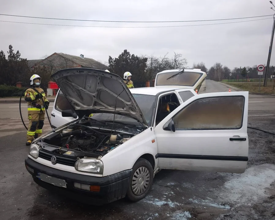 Pożary samochodów w gminie Gizałki