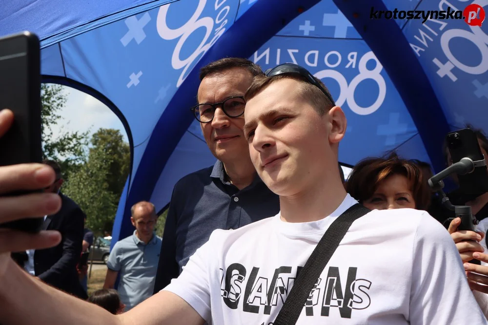 Mateusz Morawiecki w Krotoszynie. Piknik 800+