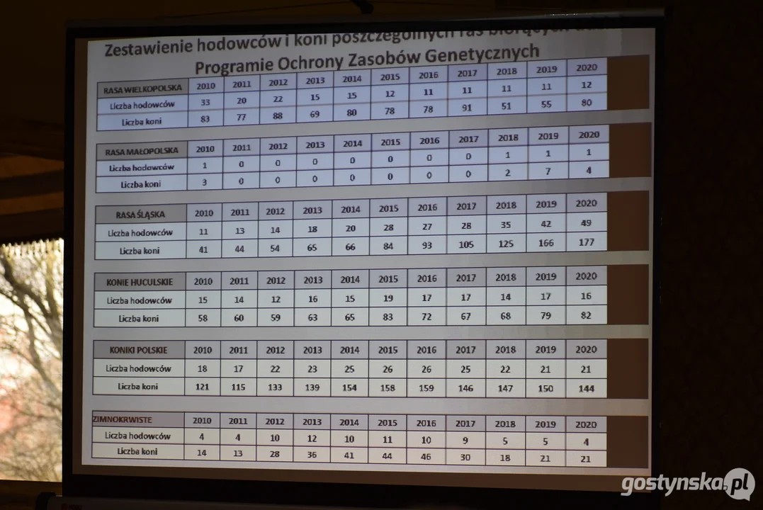 Pierwsze zebranie koła powiatowego Związku Hodowców Koni Wielkopolskich w Gostyniu  w 2023 roku