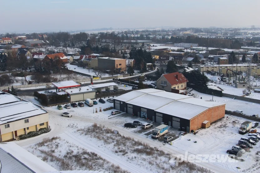 Panorama Pleszewa - widok z elewatora zbożowego