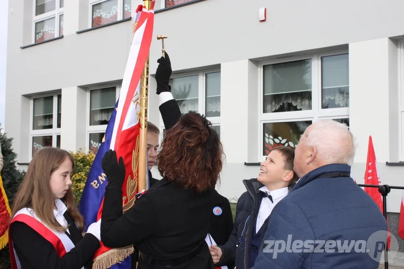 Nadanie imienia Powstańców Wielkopolskich Szkole Podstawowej w Żegocinie