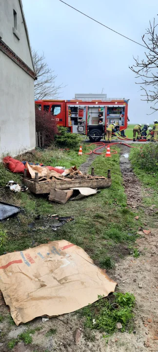 Tragiczny pożar w Polskich Olędrach