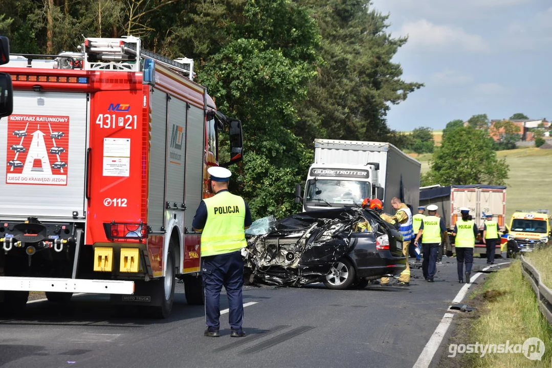 Tragiczny wypadek drogowy na DW 308, na odcinku Kunowo - Lubiń