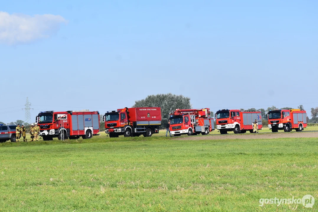 Pożar hali zakładu ślusarskiego w Czeluścinie