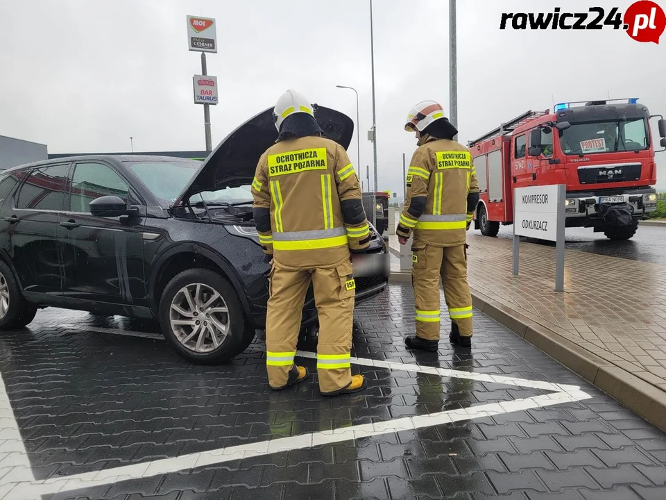 Interwencja strażaków na MOP-ie Golina Wielka