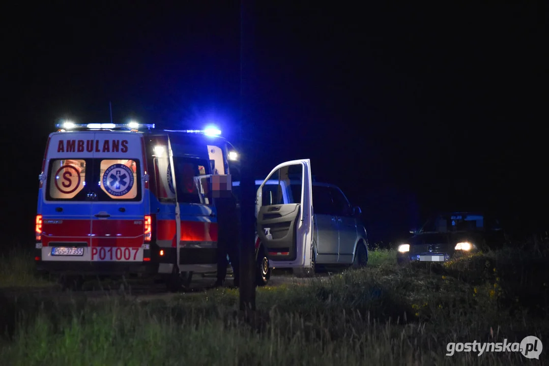 Wypadek śmiertelny na drodze Pogorzela - Gumienice