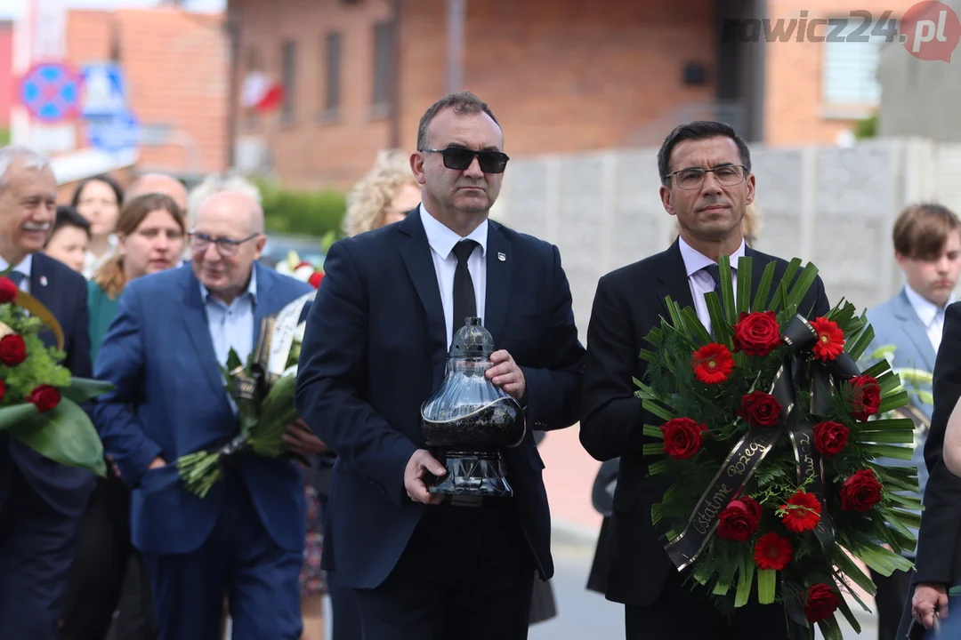 Delegacje na ceremonii pogrzebowej śp. Kazimierza Chudego