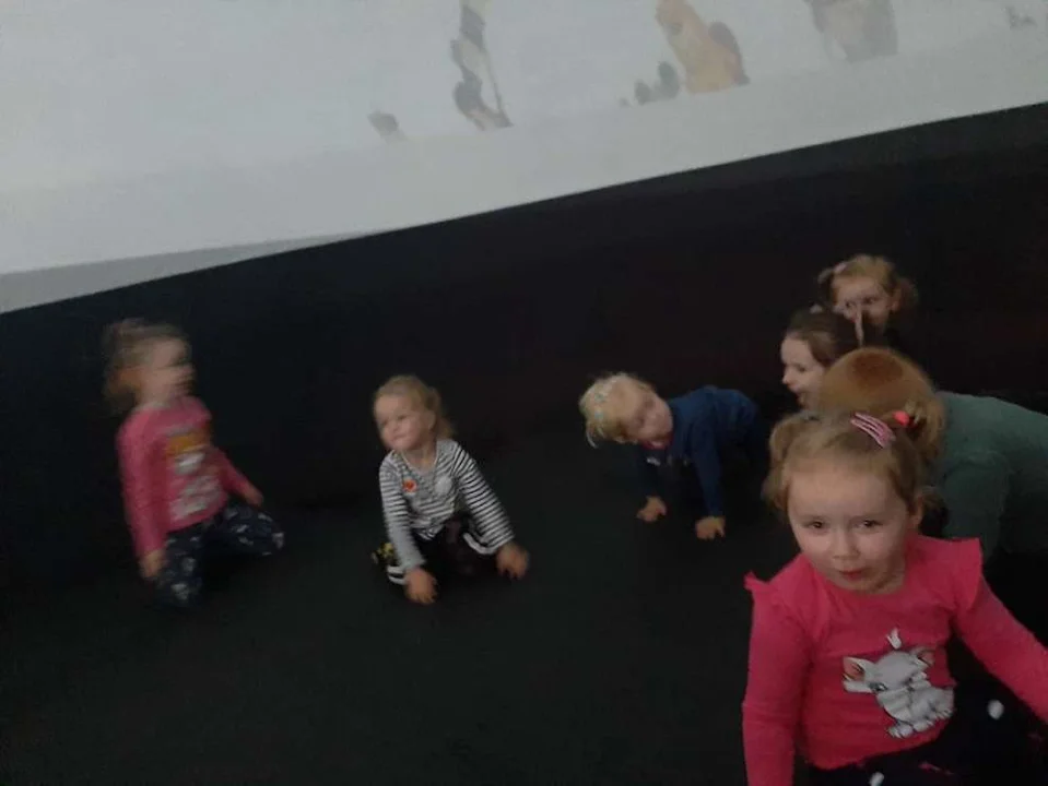 Kino Sferyczne w przedszkolu w Mieszkowie