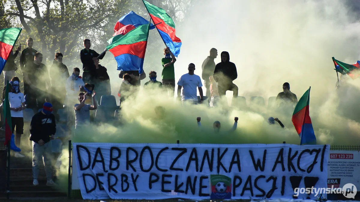 Derby powiatu gostyńskiego. Dąbroczanka Pępowo - Pinsel-Peter Krobianka Krobia 0 : 1