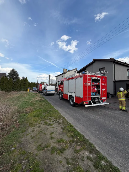 Pożar w domu jednorodzinnym. Strażacy interweniowali przy ulicy Bogusławskiego w Pleszewie