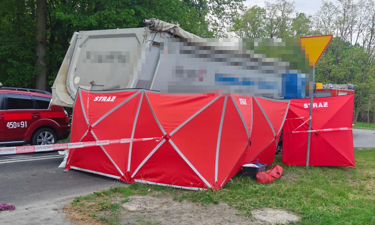 Śmiertelne potrącenie rowerzystki