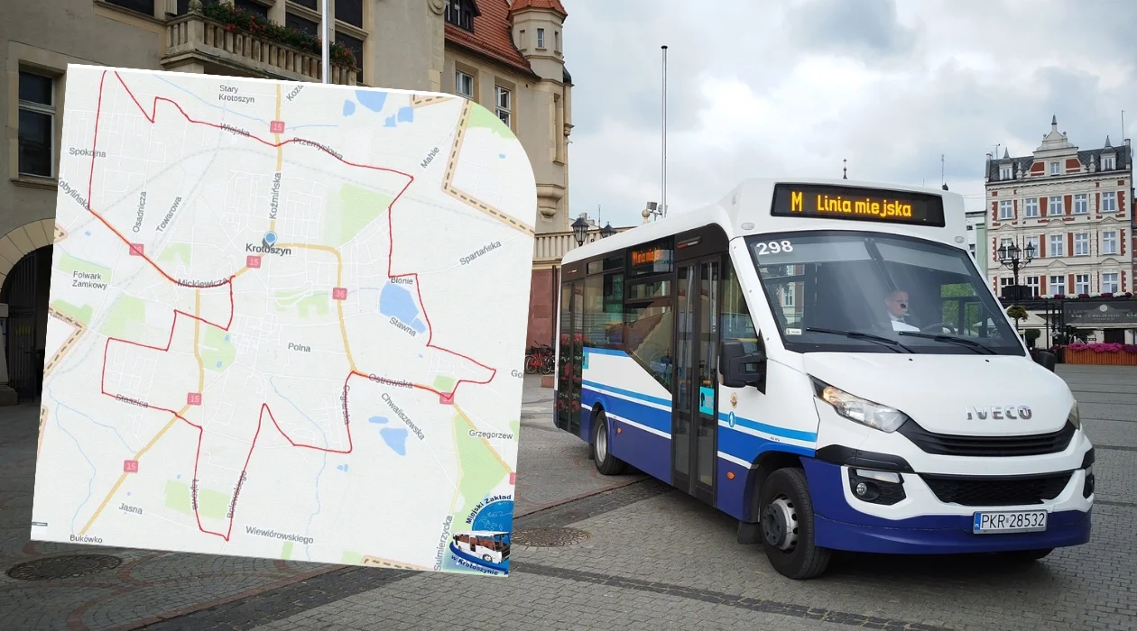 Krotoszyn. Linia miejska MZK za złotówkę. Gdzie będzie się zatrzymywać autobus? [LISTA] - Zdjęcie główne