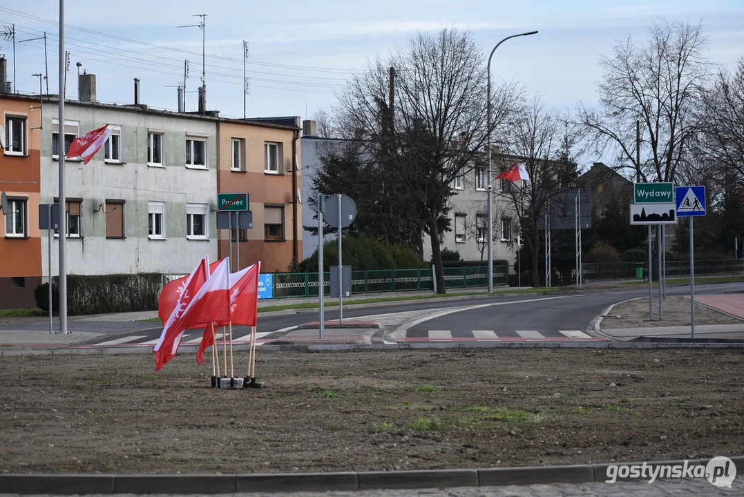 Otwarcie Ronda Powstańców Wielkopolskich w Poniecu