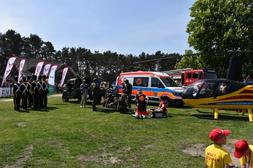 WOPR Gołuchów i OSP Chocz na pikniku służb ratowniczych w Kobylej Górze