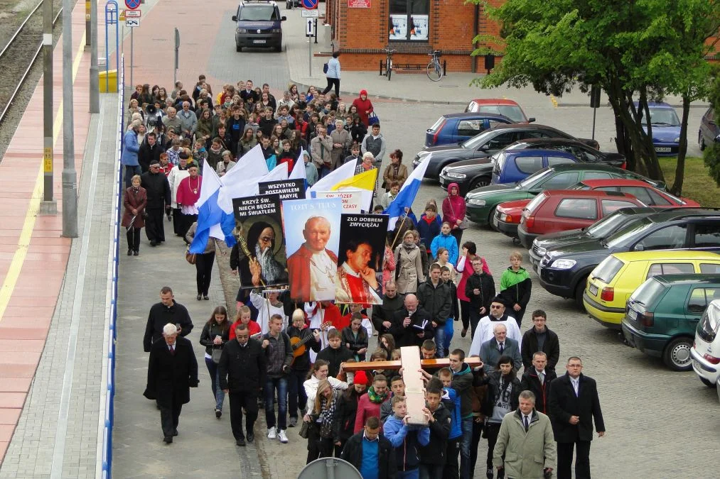 Symbole Światowych Dni Młodzieży w Jarocinie (2014)