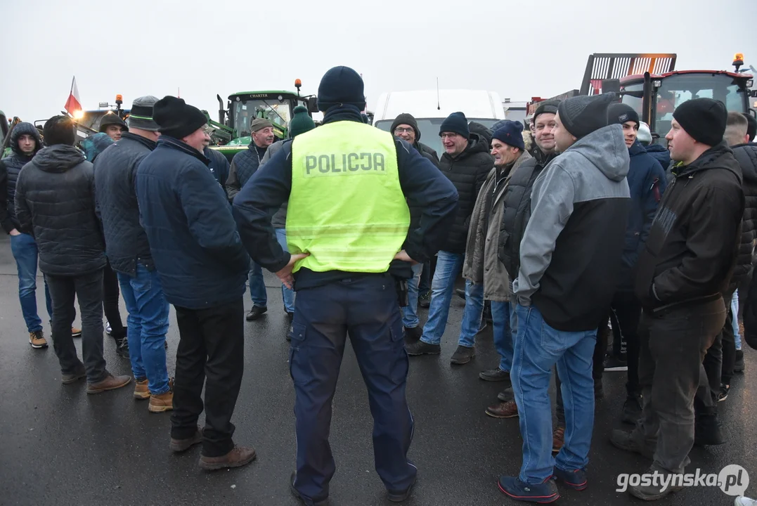 Protesty rolnicze w powiecie gostyńskim 2024