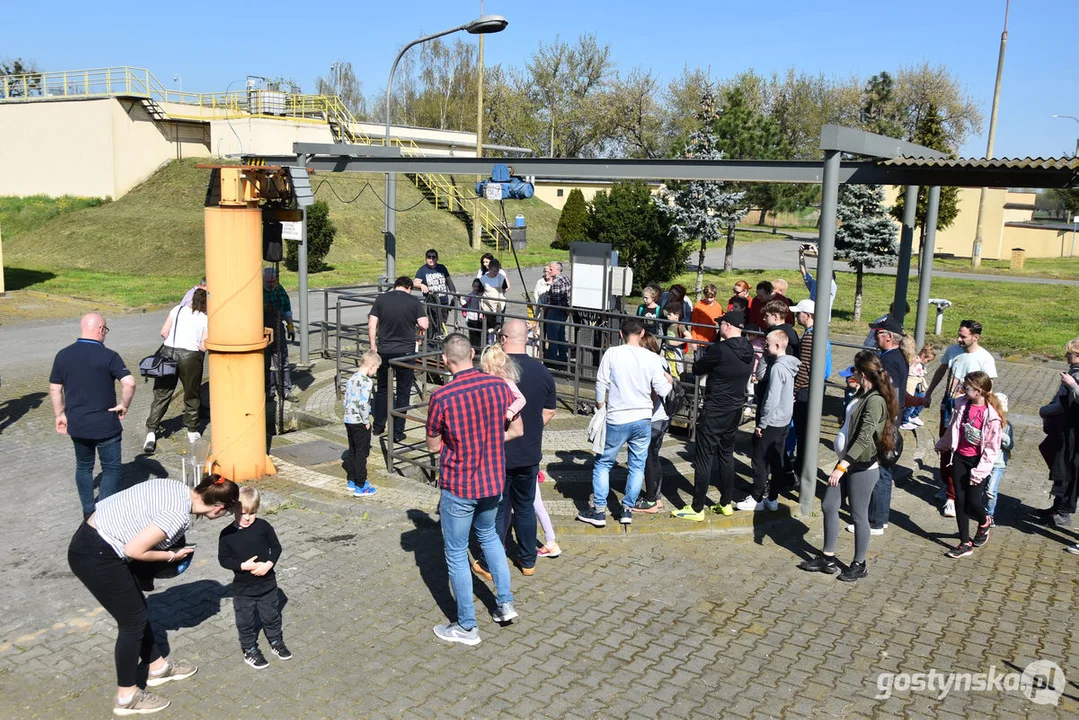 Zwiedzanie oczyszczalni ścieków w Gostyniu