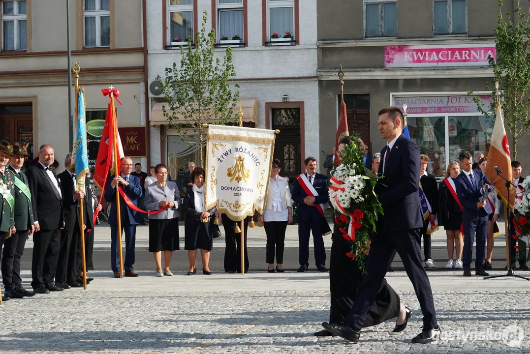 Poświęcenie figury Św. Jana Nepomucena w Krobi