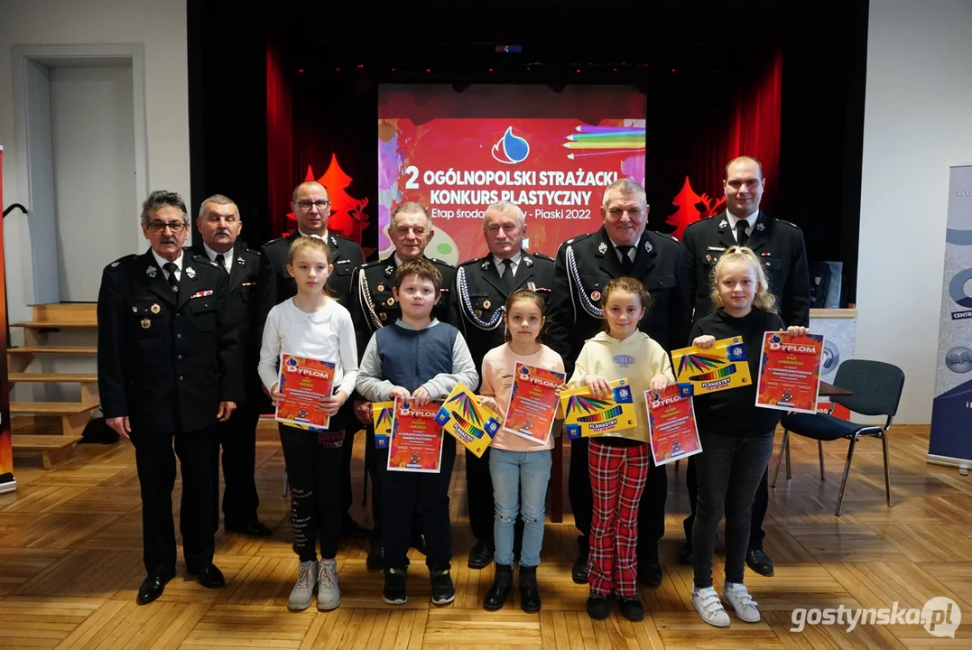 Strażacki konkurs plastyczny w powiecie gostyńskim, etap środowiskowy