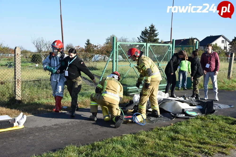 Ćwiczenia służb w Sarnowie i Rawiczu