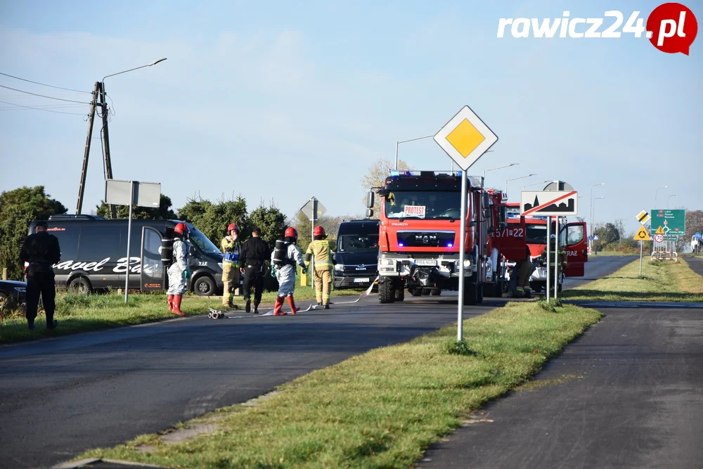 Ćwiczenia służb w Sarnowie i Rawiczu